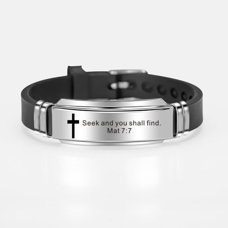 Bible Verse Stainless Steel Bracelets